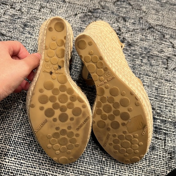 Jimmy choo wedge heel leather - Picture 8 of 9